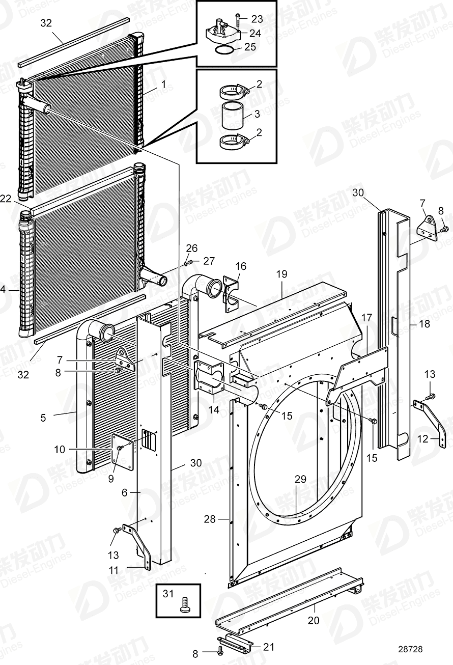 VOLVO Plug 22347425 Drawing